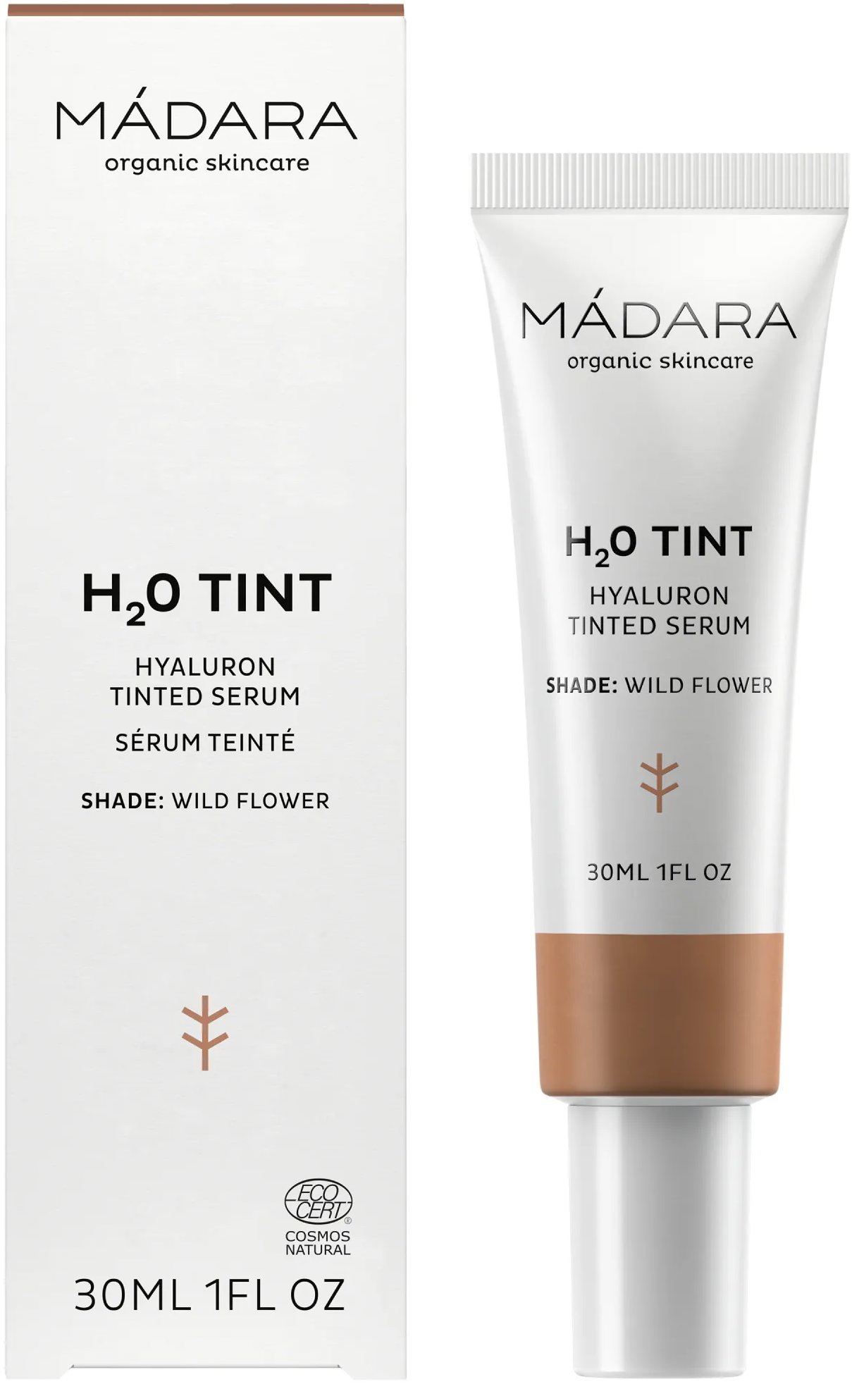 MÁDARA H2O Tónovací sérum s kyselinou hyaluronovou #4 Wild Flower 30 ml