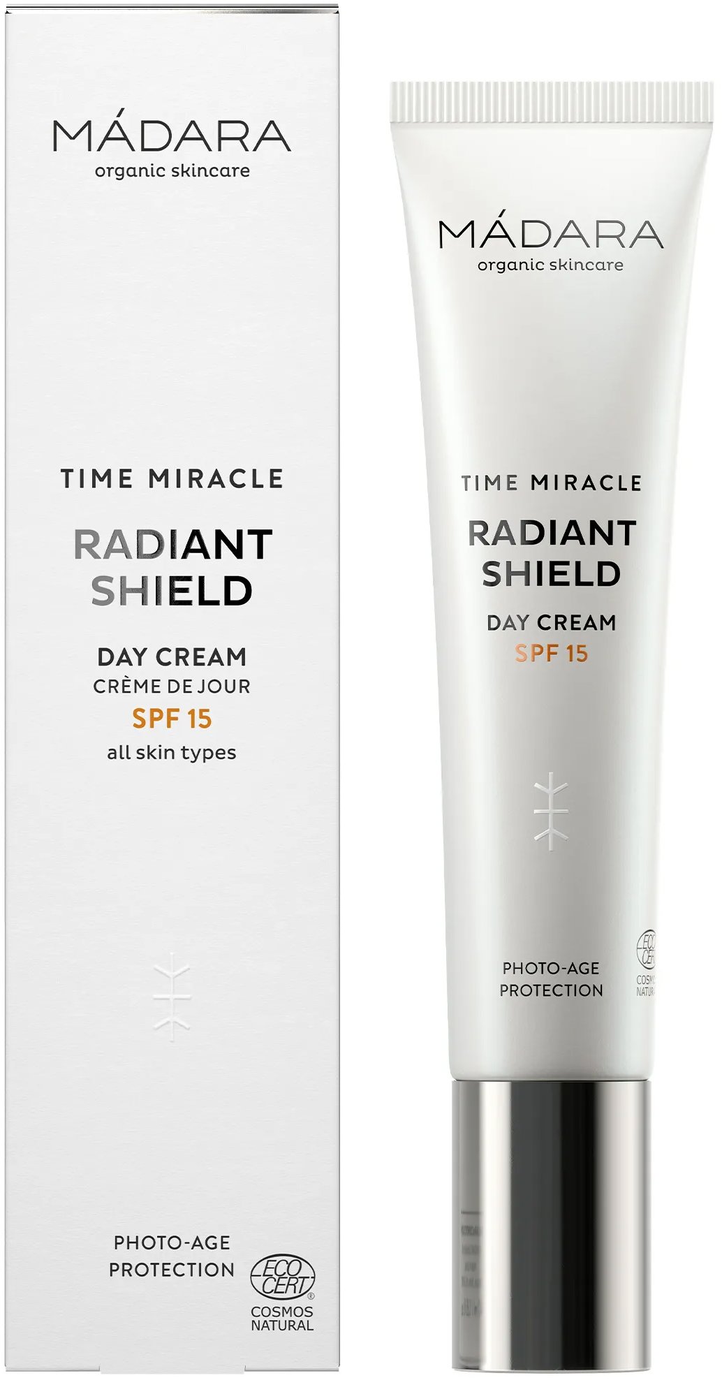 MÁDARA Time Miracle Rozjasňující ochranný denní krém SPF15 40 ml