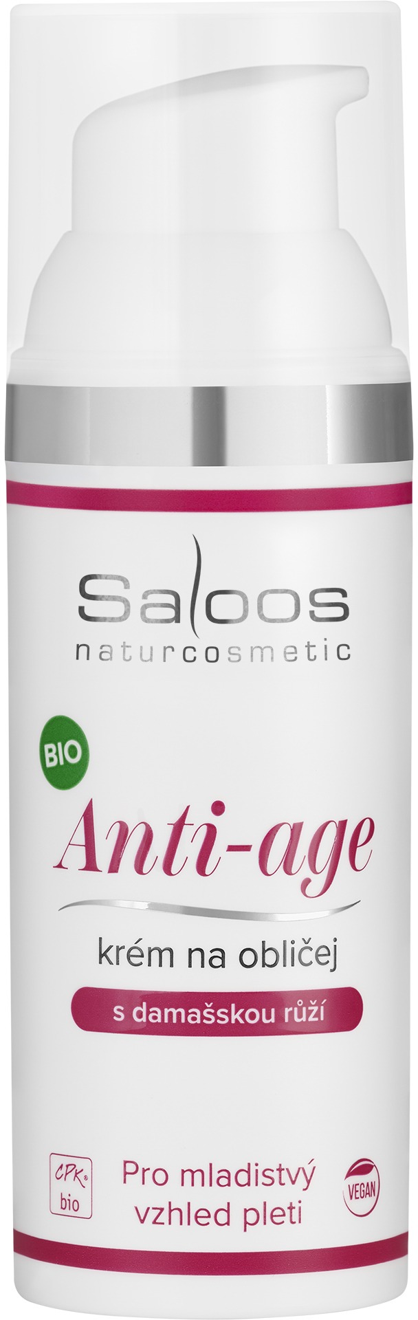 SALOOS Přírodní anti-age krém s růží 50 ml