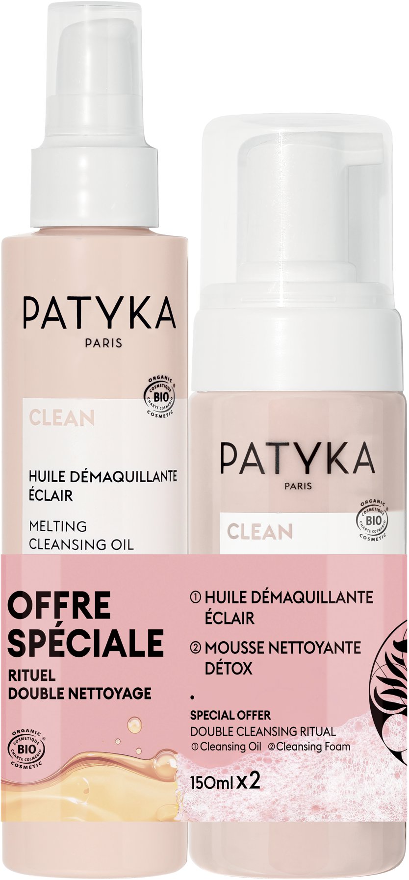 PATYKA Bundle Double Cleansing Ritual Set 2 × 150 ml