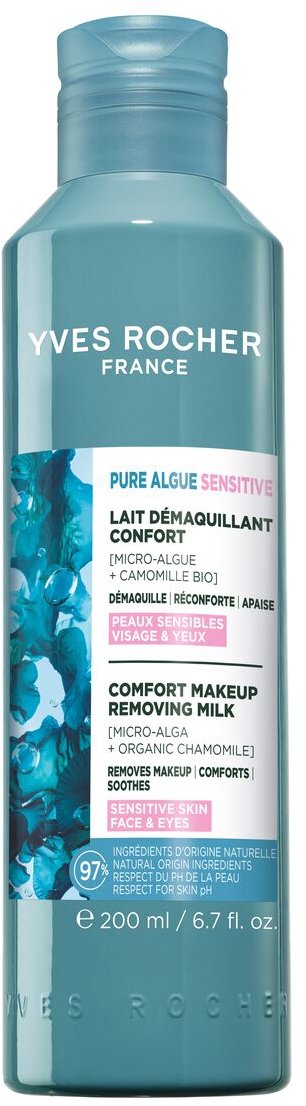YVES ROCHER Odličovací mléko pro citlivou pleť 200 ml