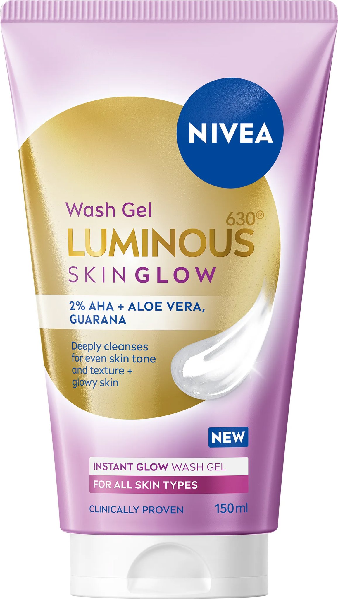 NIVEA Luminous Skin Glow čisticí pleťový gel 150 ml