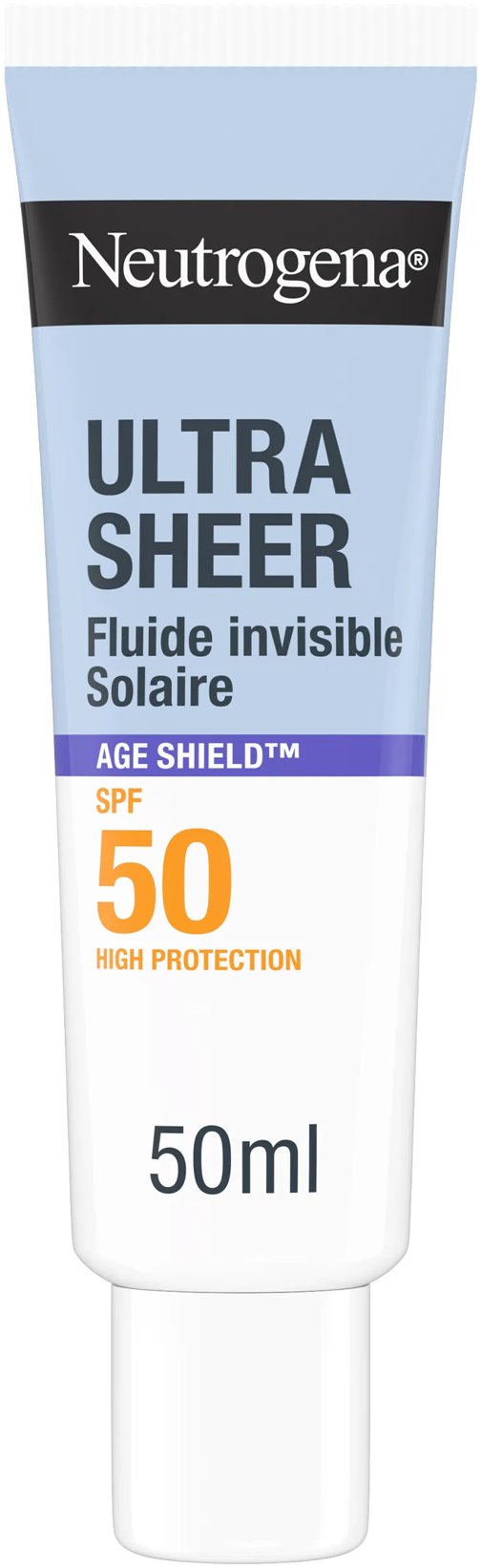 NEUTROGENA Ultra Sheer Neviditelný fluid Age Shield SPF 50 50 ml