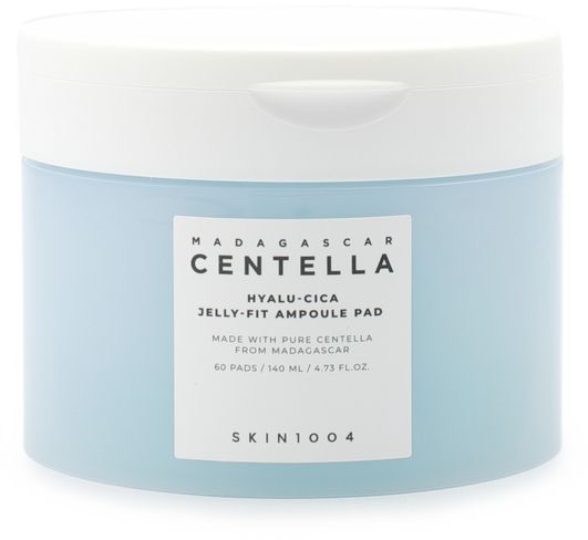 SKIN1004 Madagascar Centella Hyalu-Cica Jelly-Fit Ampoule Pad 140 ml 60 pads