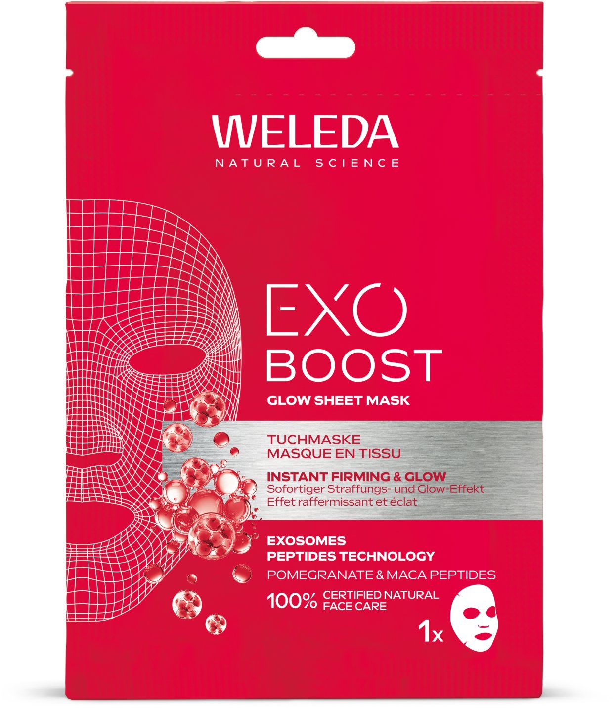 WELEDA Exo Boost Granátové jablko a Maca-peptidy