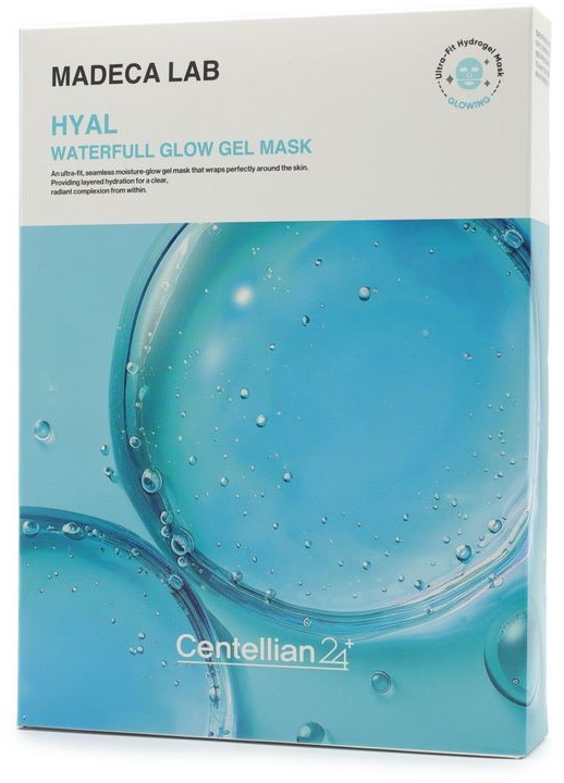CENTELLIAN24 Madeca Lab Hyal Waterfull Glow Gel Mask 5 × 22 g