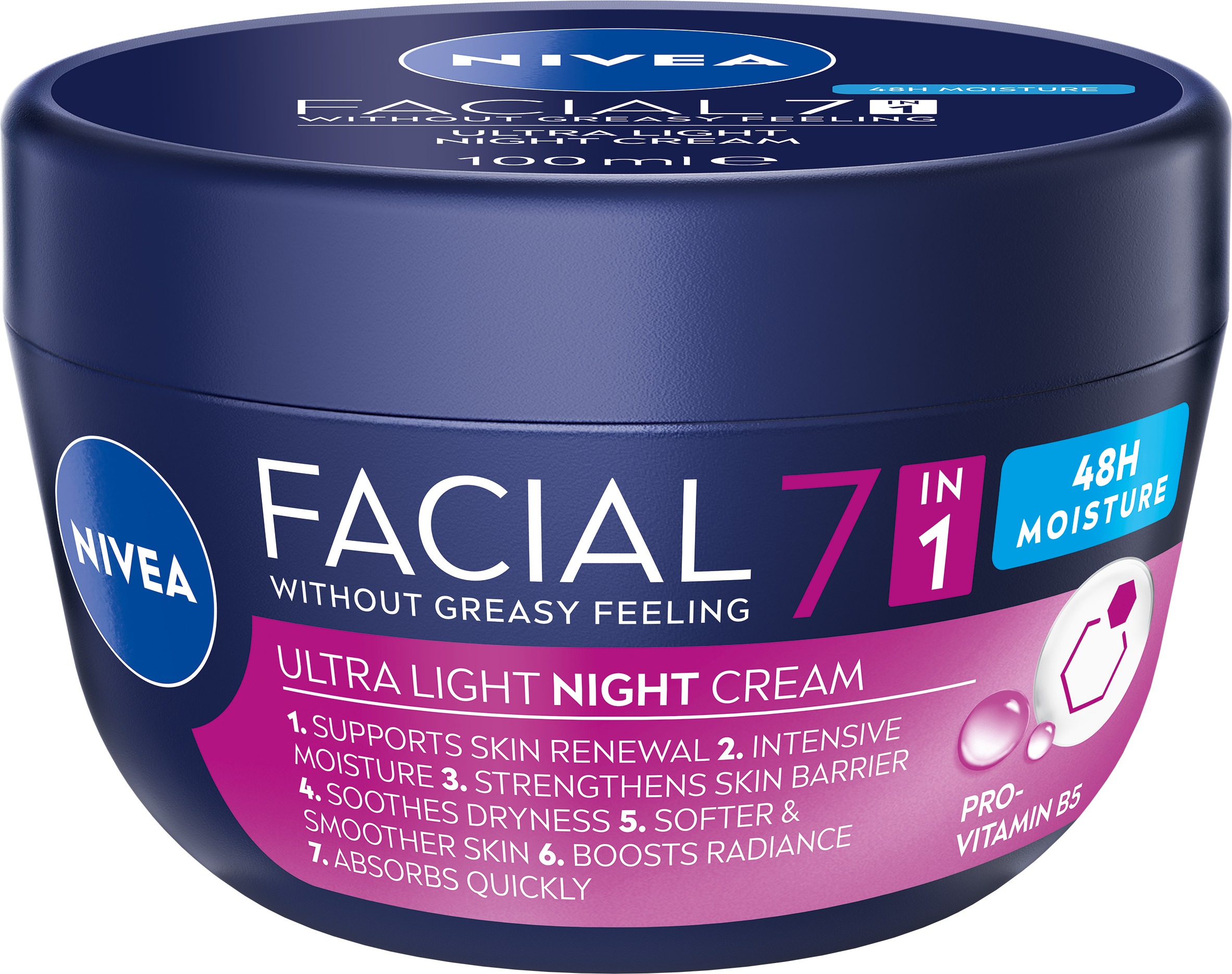 NIVEA Facial Hydratační noční krém 100 ml