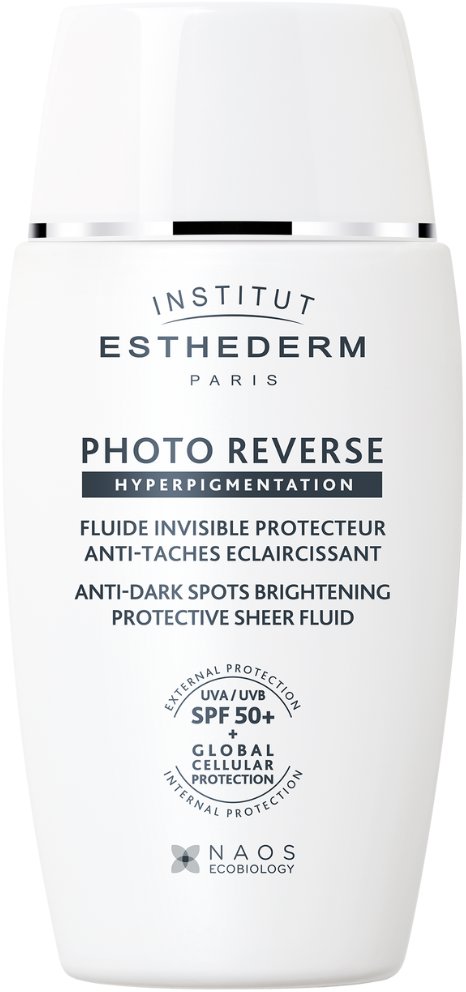 INSTITUT ESTHEDERM Photoreverse Ochranný rozjasňující fluid proti pigmentovým skvrnám SPF 50+ 40 ml