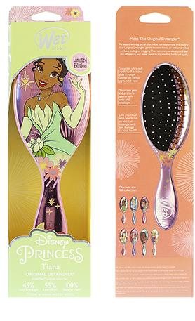 WET BRUSH Original Detangler Disney Princess Wholehearted Tiana Light Purple