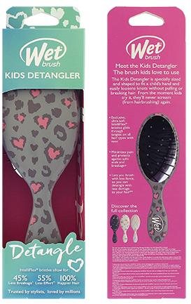 WET BRUSH Kids Detangler Leopard