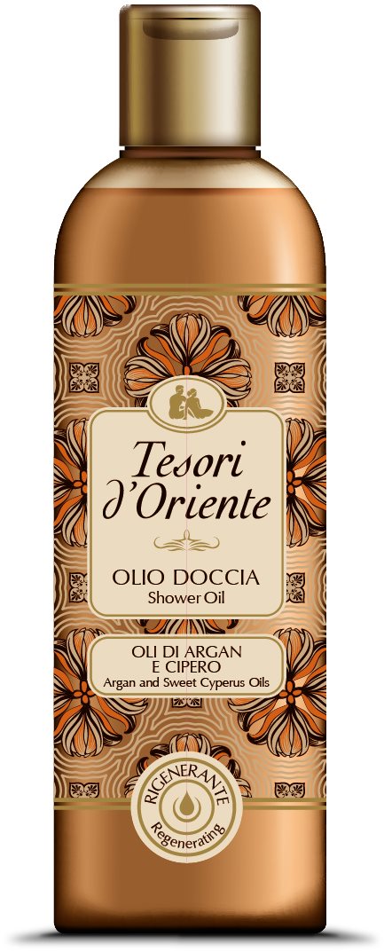 TESORI d'ORIENTE Argan and Sweet Cyperus Oils Shower Oil 250 ml