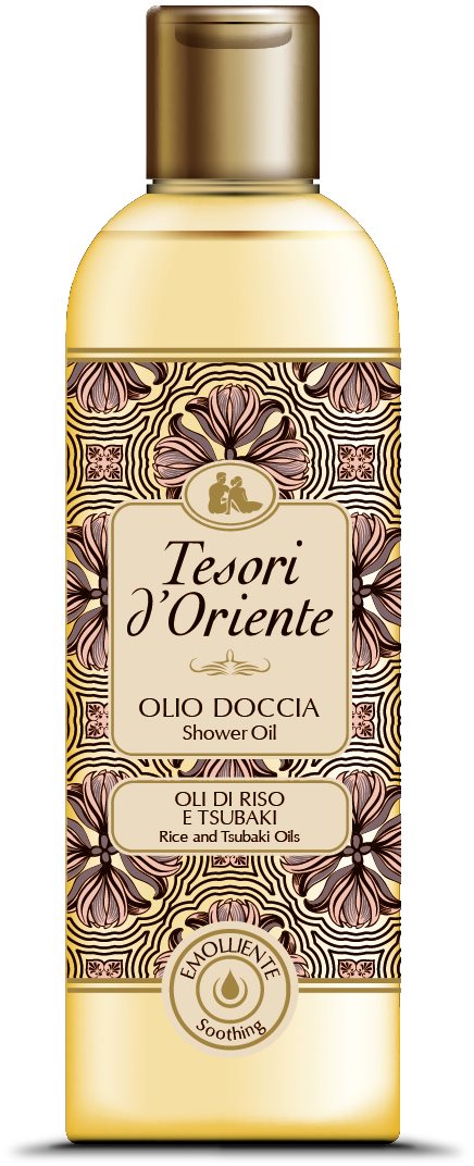 TESORI d'ORIENTE Rice and Tsubaki Oils Shower Oil 250 ml