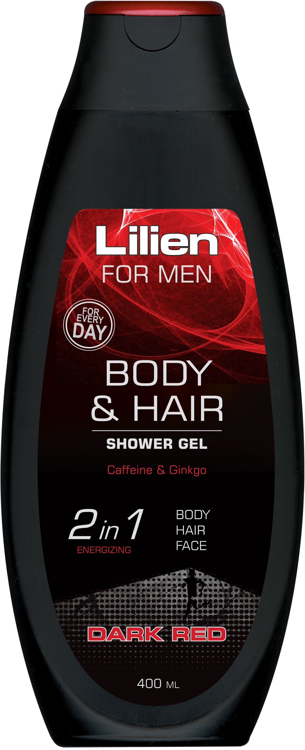 LILIEN Sprchový gel & šampon Dark Red 400 ml