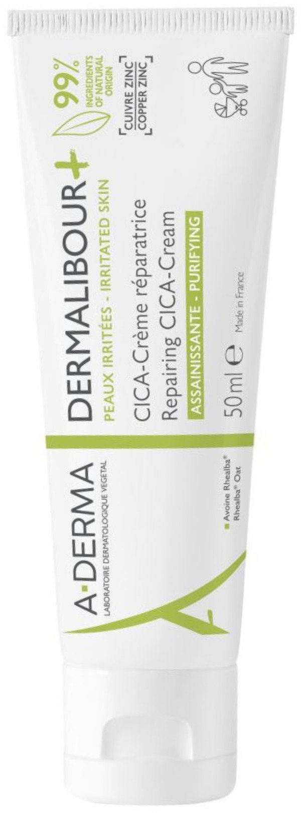 A-DERMA Dermalibour+ Repairing CICA-Cream 50 ml