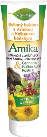 BIONE COSMETICS Bio Cannabis Bylinný balzám s arnikou a kaštanem koňským 300 ml