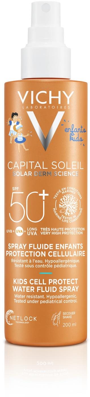 VICHY Capital Soleil Fluidný Sprej-Deti SPF 50+ 200 ml