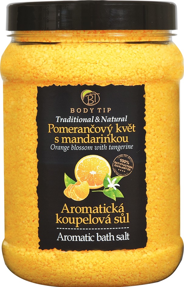 VIVACO Body Tip Aromatická koupelová sůl Pomerančový květ s mandarinkou 1500 g