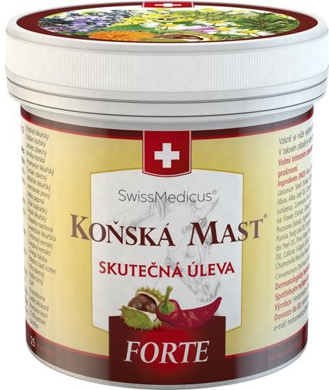 SwissMedicus Koňská Mast Forte hřejivá 250 ml