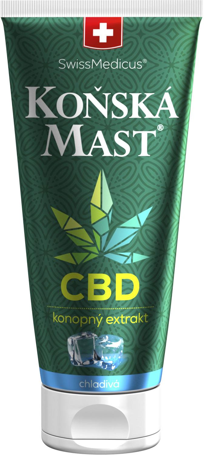SwissMedicus Koňská Mast s CBD chladivá, tuba 200 ml