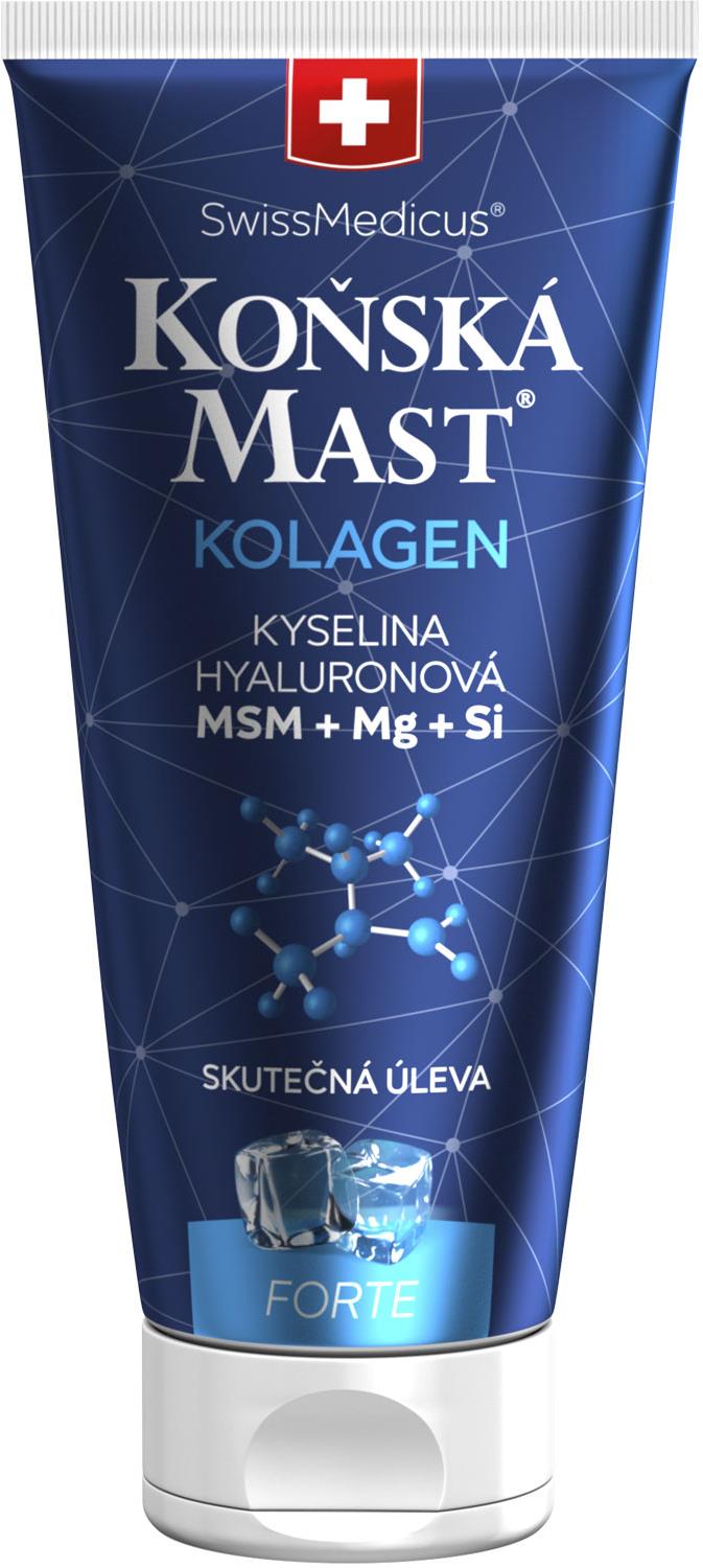 SwissMedicus Koňská Mast Kolagen Forte chladivá 200 ml