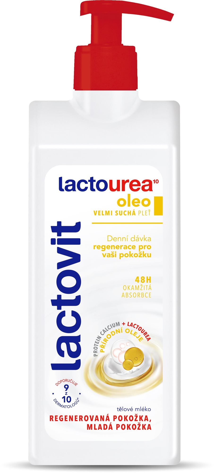 LACTOVIT Lactourea Oleo Tělové Mléko 400 ml