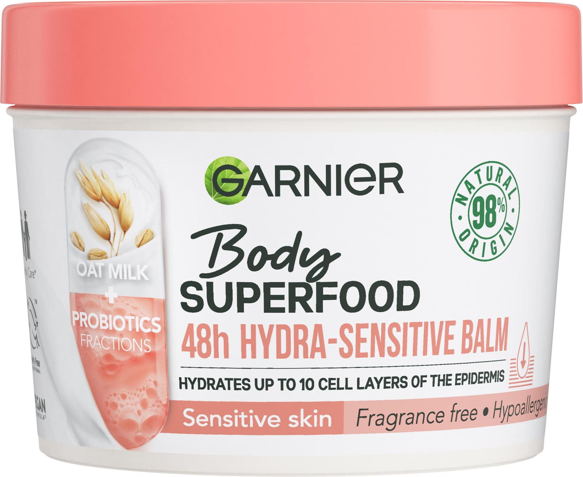 GARNIER Body Superfood 48H Hydra-Sensitive Balm 380 ml