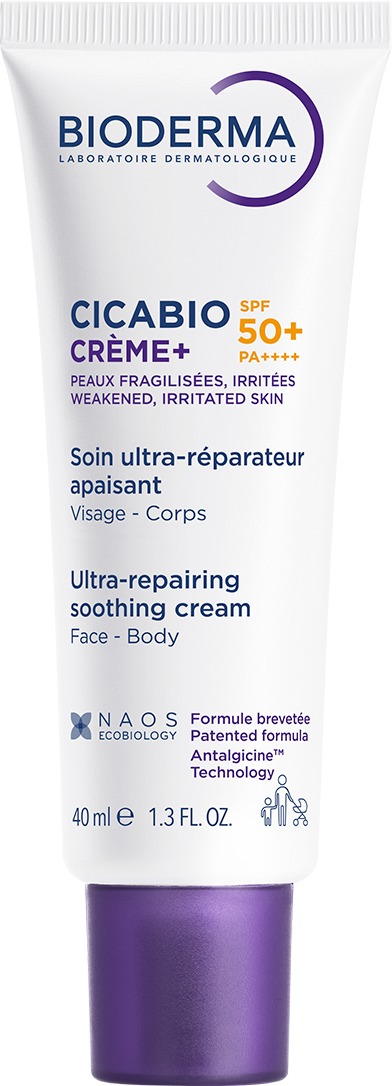 BIODERMA Cicabio Ultra-repairing Soothing Cream SPF50+ 40 ml
