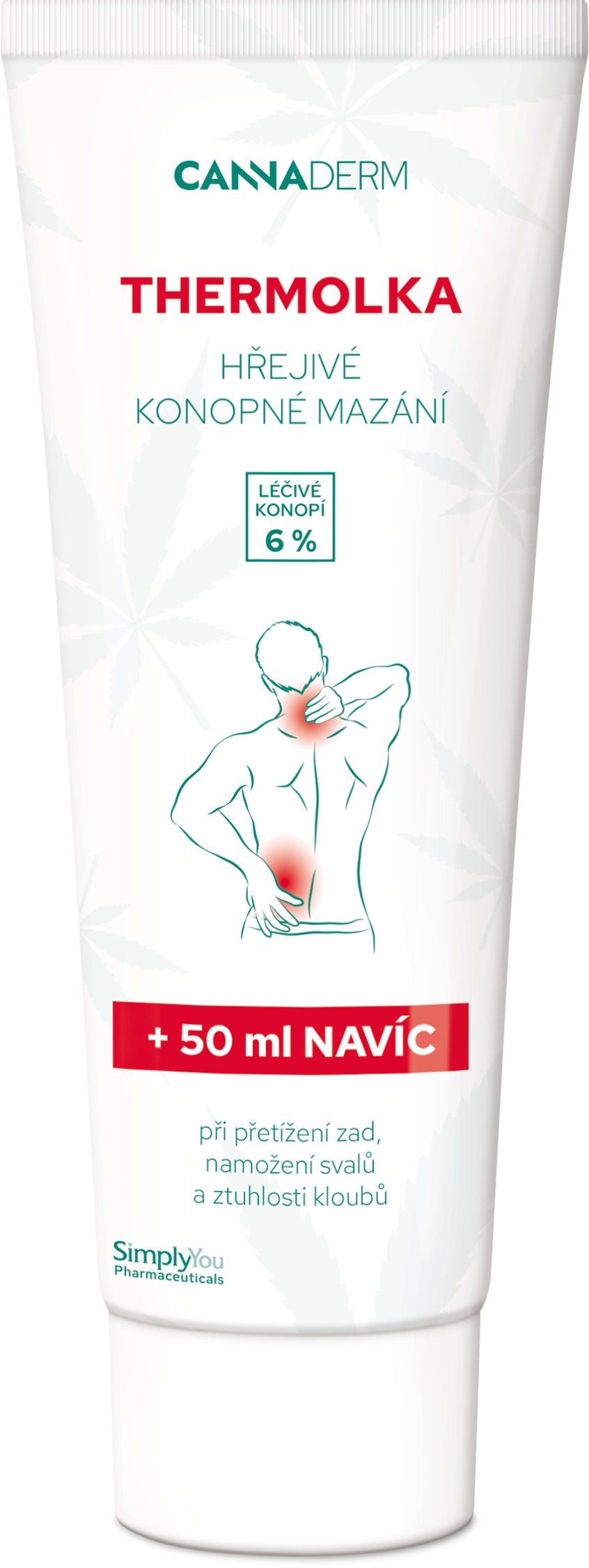 CANNADERM Thermolka hřejivé mazání 250 ml