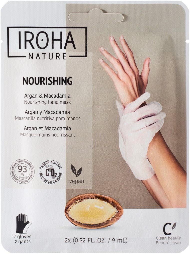 IROHA NATURE Maska na ruce Argan & Macadam 2 × 9 ml