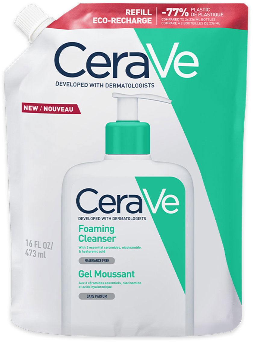 CERAVE Čistící pěnící gel náhradní náplň 473 ml