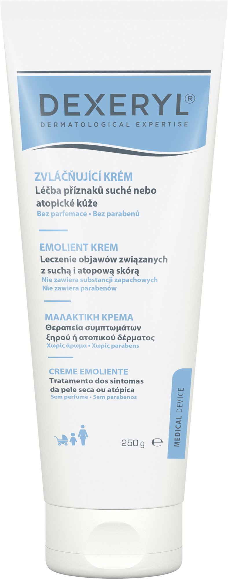 DEXERYL Zvláčňující krém na suchou kůži 250 g