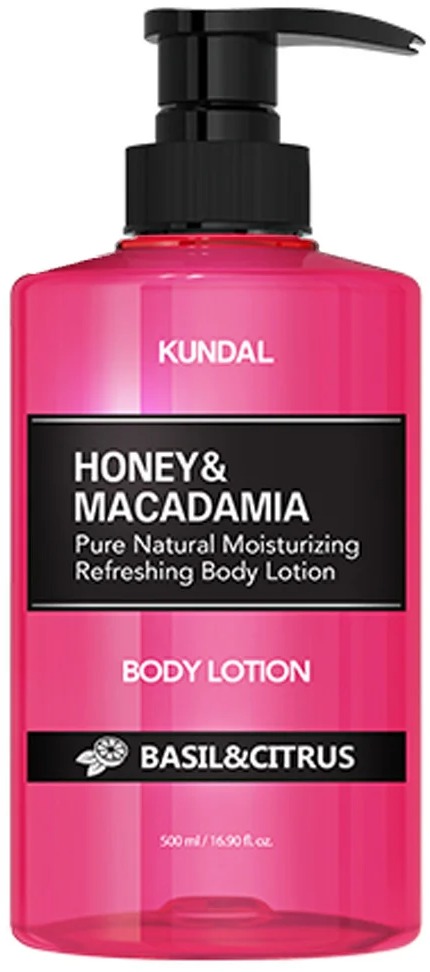 KUNDAL Honey&Macadamia Body Lotion Basil&Citrus 500 ml
