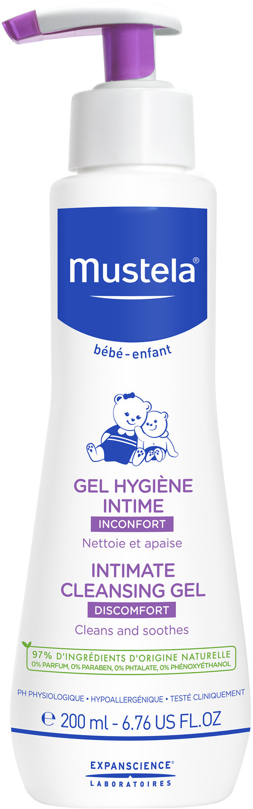 MUSTELA Čisticí gel na intimní hygienu dětí 200 ml