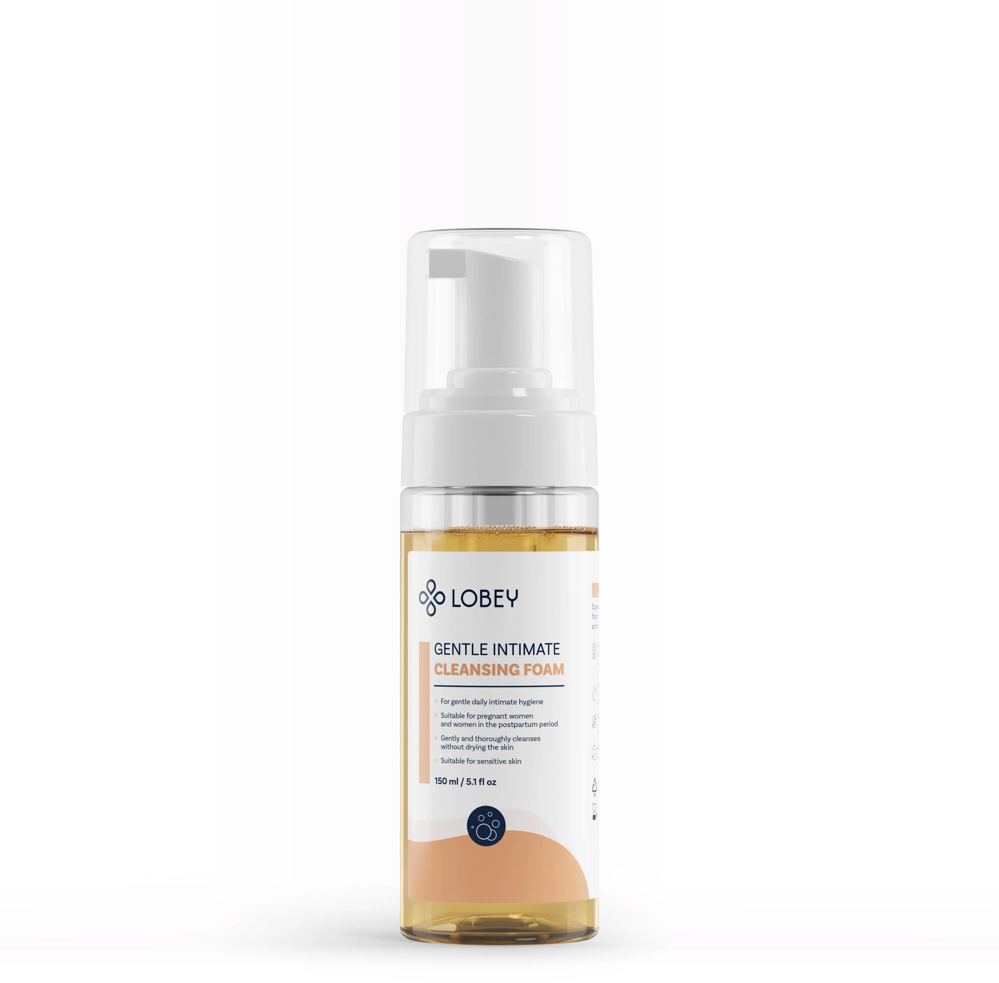 LOBEY Jemná intimní mycí pěna 150 ml