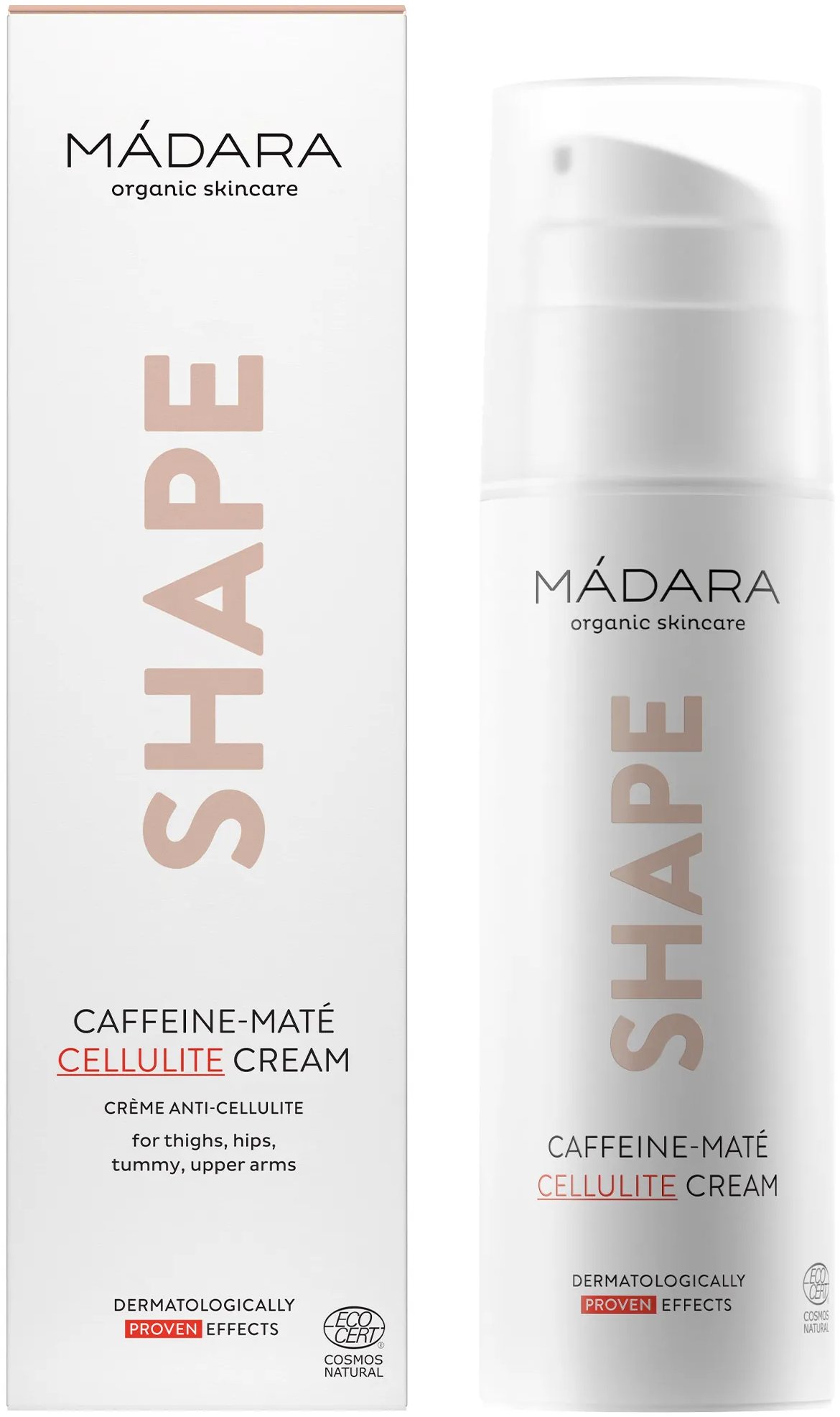 MÁDARA Shape Caffeine-Mate Krém proti celulitidě 150 ml