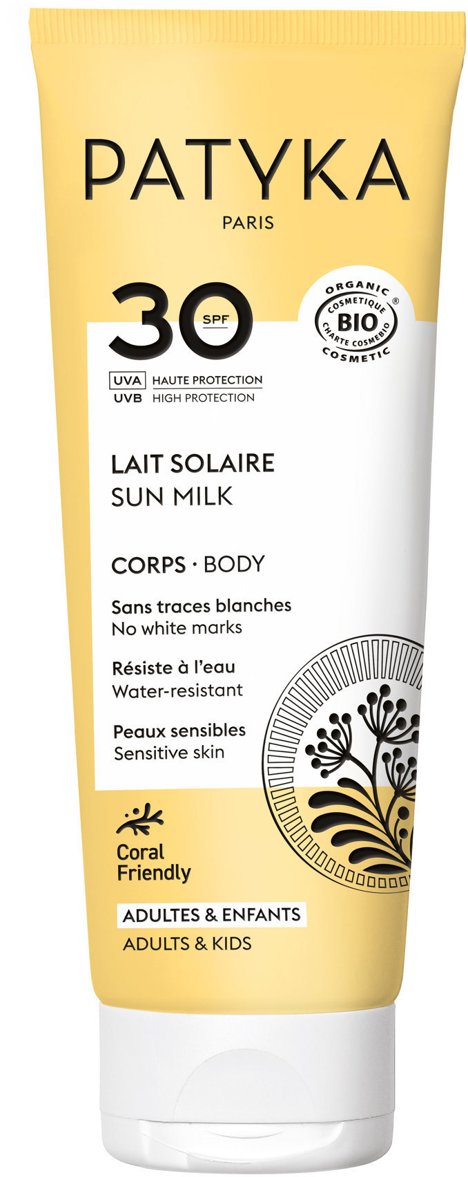 PATYKA Body Sun Milk SPF30, 100 ml