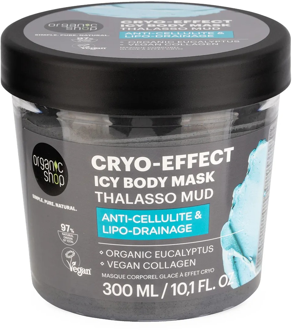 ORGANIC SHOP Thalasso Cryo-Effect bahenní chladivá tělová maska 300 ml