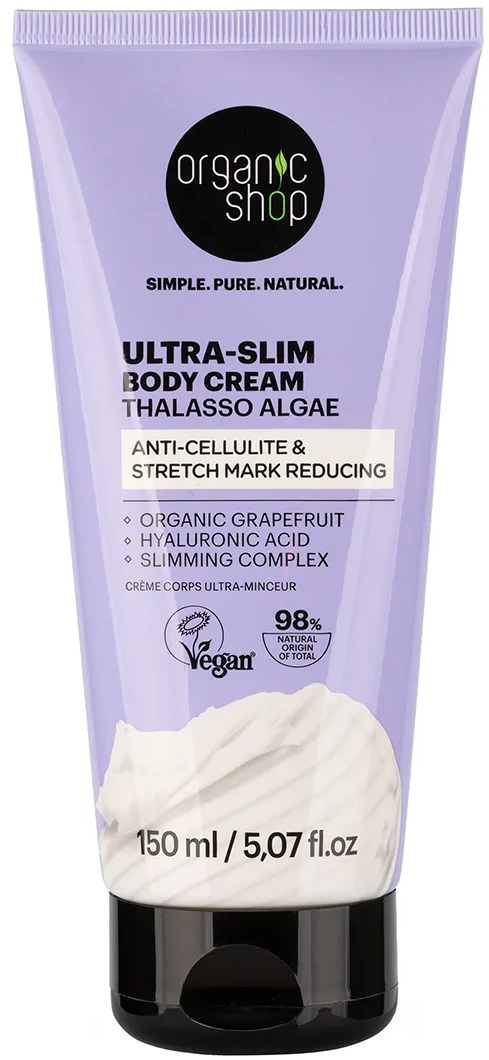 ORGANIC SHOP Thalasso Ultra-Slim tělový krém s mořskými řasami 150 ml
