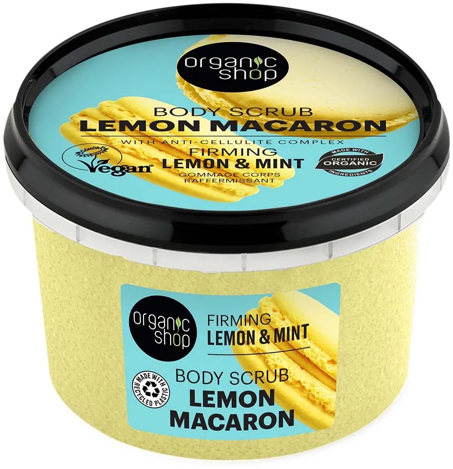 ORGANIC SHOP Lemon Macaron citron a máta 250 ml