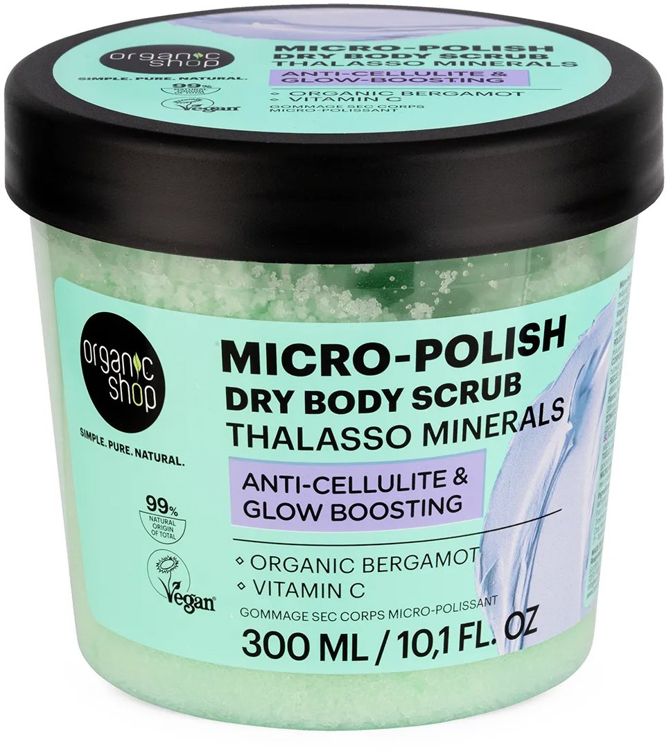 ORGANIC SHOP Thalasso Micro-Polish minerální suchý tělový peeling 300 ml