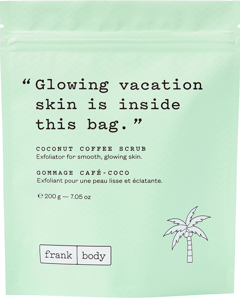 FRANK BODY Coconut Coffee Scrub 200 g