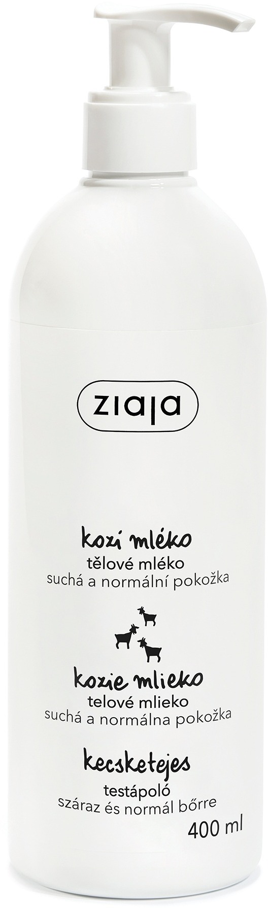 ZIAJA Kozí mléko Tělové mléko 400 ml