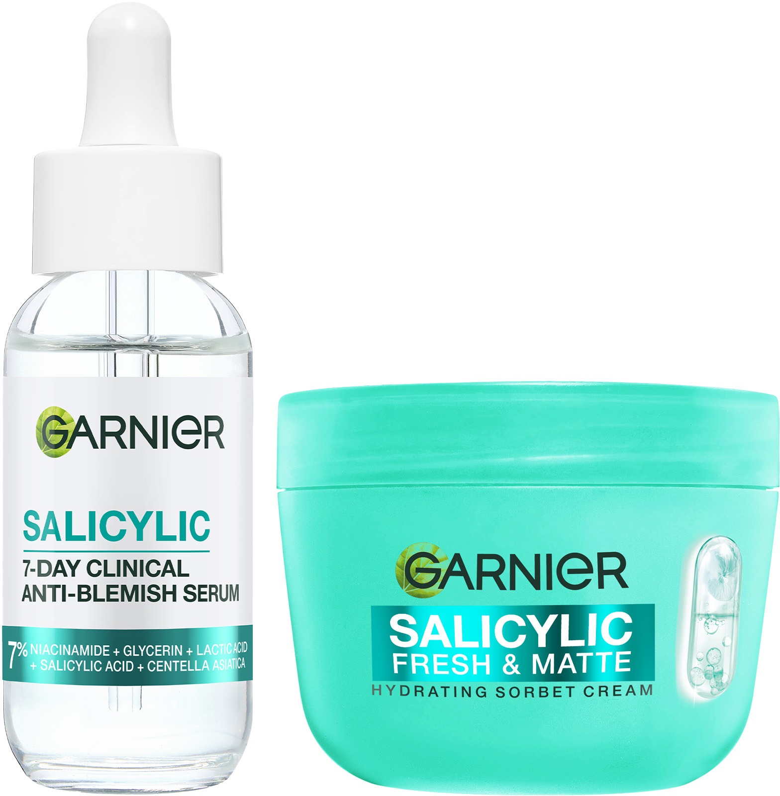 GARNIER Salicylic Fresh & Pure 85 ml + Pure Active Salicylic sérum 30 ml