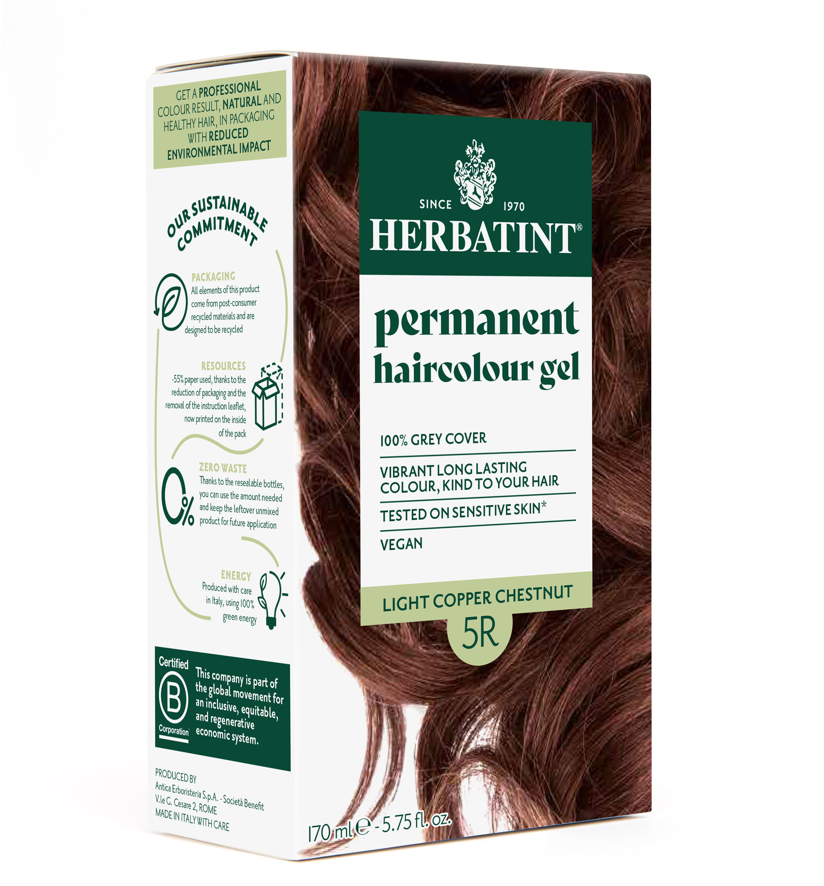 HERBATINT 5R světle měděný kaštan 170 ml