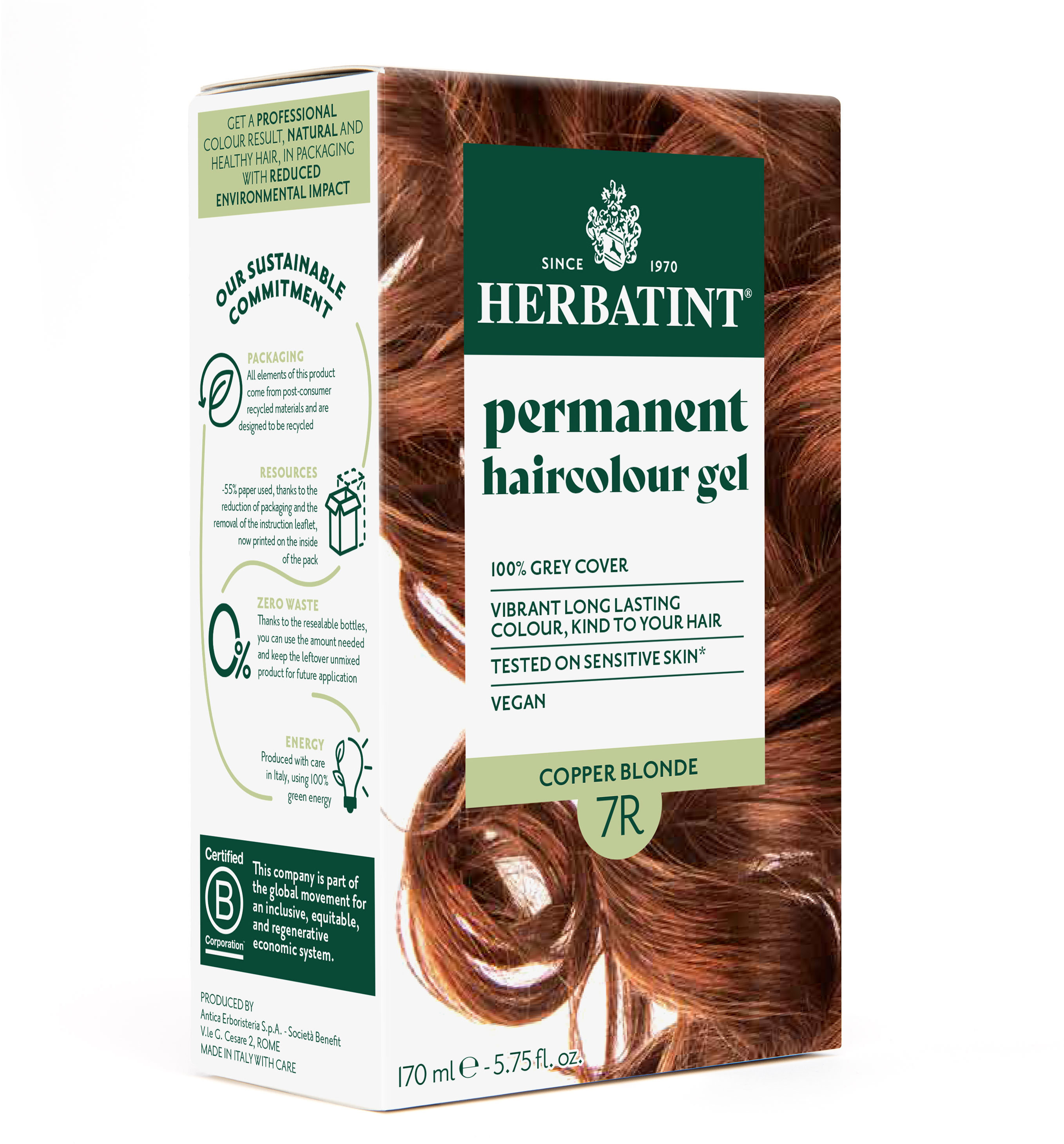 HERBATINT 7R měděná blond 170 ml