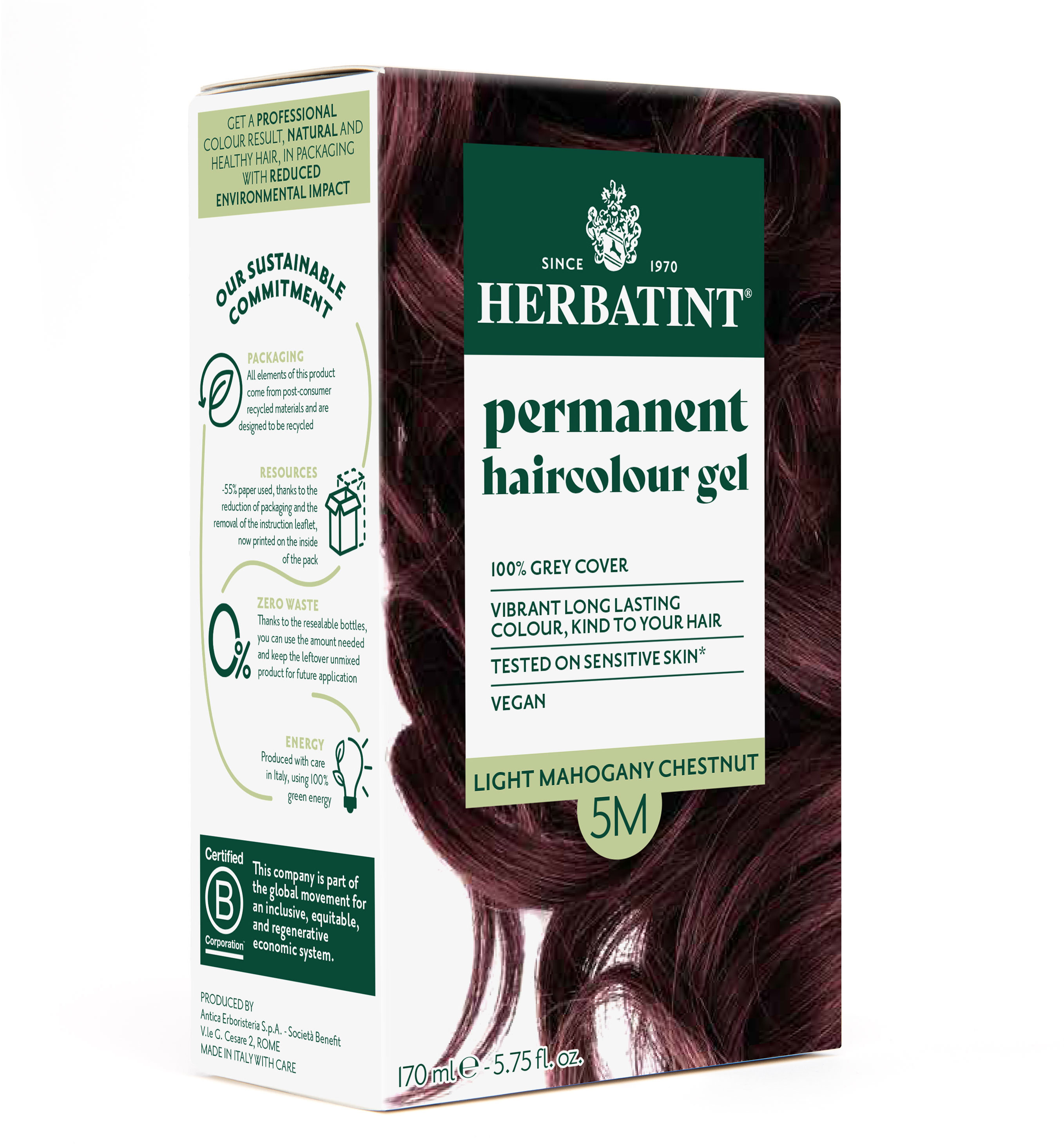 HERBATINT 5M světle mahagonový kaštan 170 ml