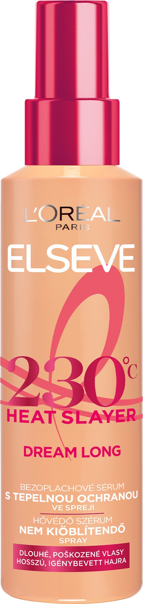 L'ORÉAL PARIS Elseve Dream Long Heat Slayer Spray, 150 ml