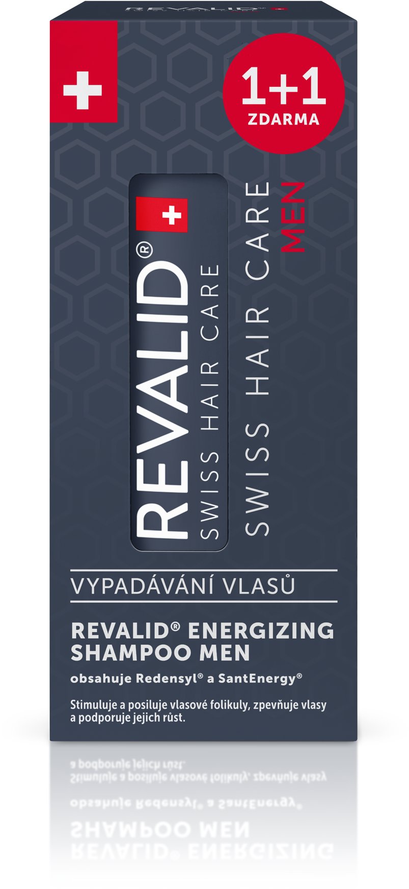 REVALID Men Energizing Shampoo 400 ml 1+1 zdarma