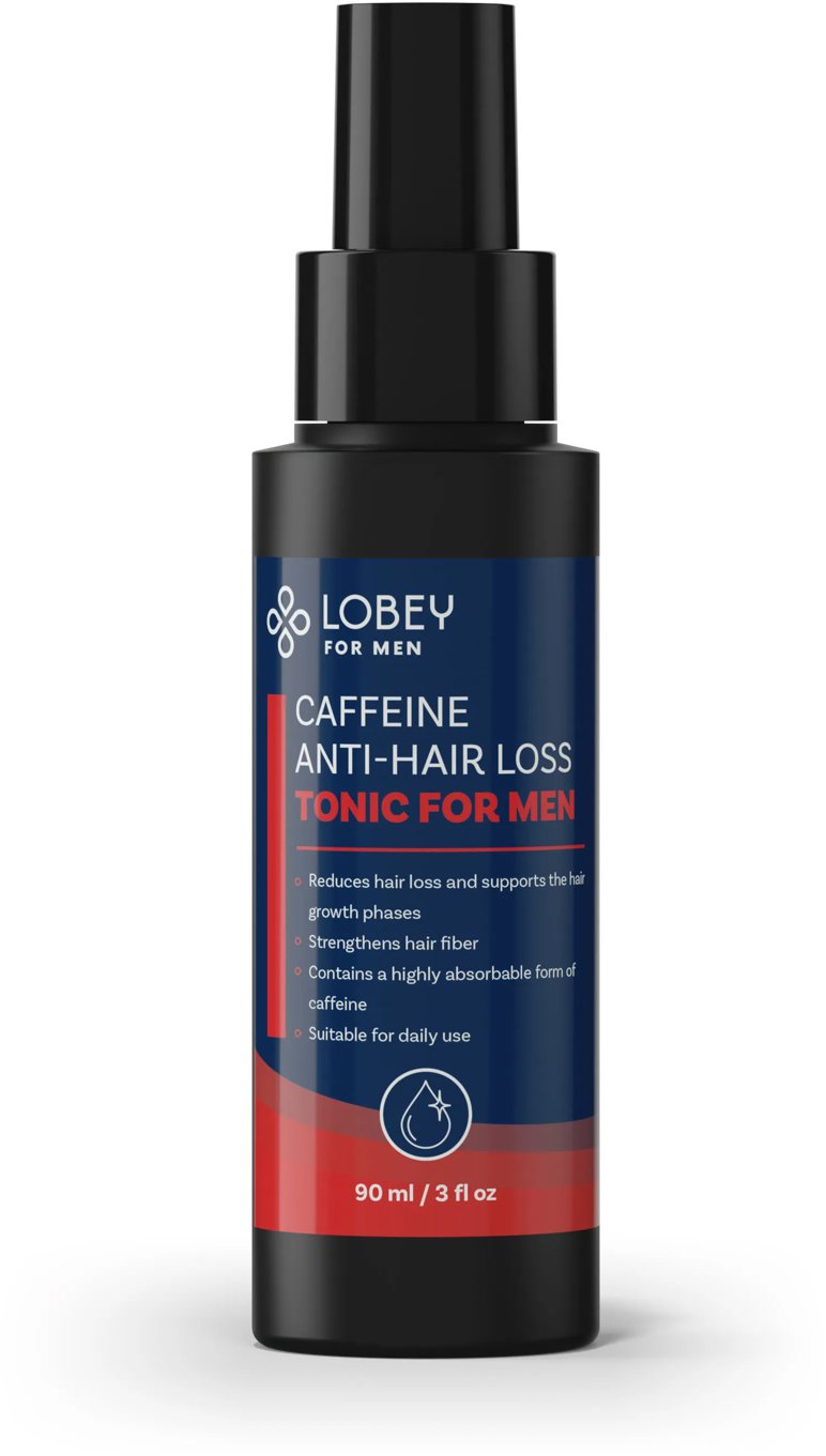 LOBEY Kofeinové tonikum proti padání vlasů pro muže 90 ml