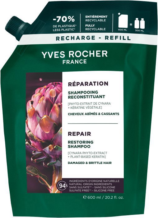 YVES ROCHER Regenerační šampon 600 ml